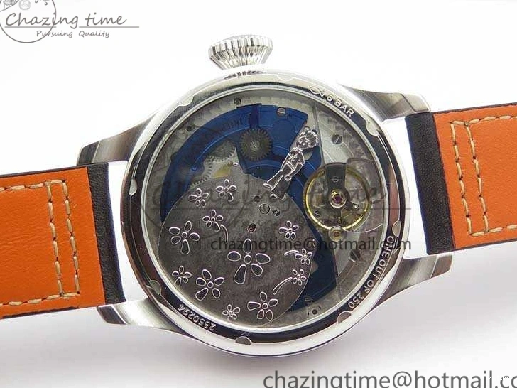 MIROTIME 0415 Versatile Big Pilot Real PR IW502703 SS YLF 1:1 Best Edition Blue Dial On Calfskin Strap A 7226
